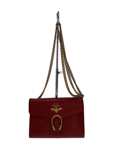 Gucci shoulder bag red leather - shoulder,